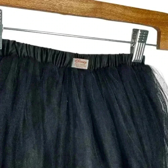 Disney Minnie Mouse Girls Skirt Size 5/6 Lined Tule Tutu Black Red - Picture 4 of 8